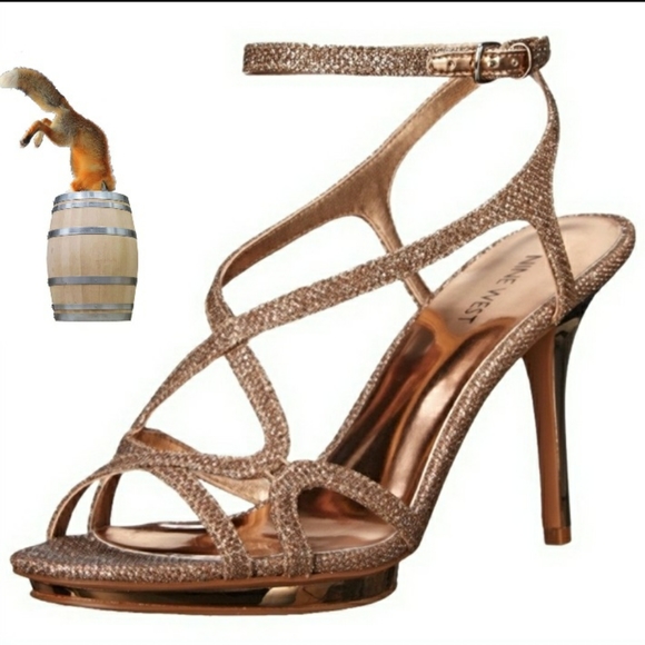 9West Maire Open Toe Sandals, light pink sz 8, NIB - Picture 7 of 7